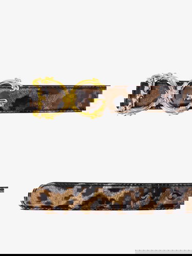 Pasovi Dolce & Gabbana Dolce & Gabbana Leopard Print Leather Belt Rjava | BE1348AM568HA93M, 1