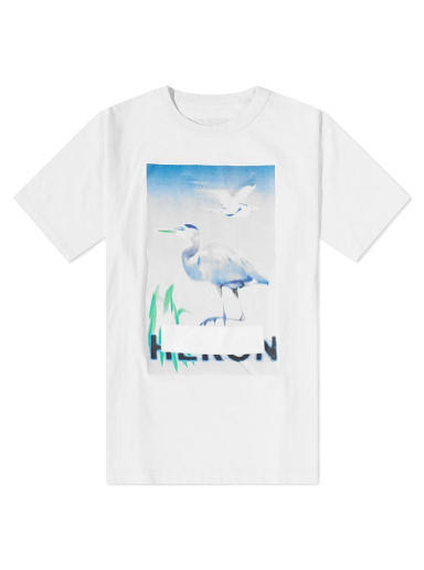 Majica HERON PRESTON Censored Heron Tee Bela | HMAA032S23JER0020140