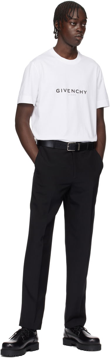 Pasovi Givenchy Givenchy Gentleman Leather Belt Črna | BK4067K1UY001, 2