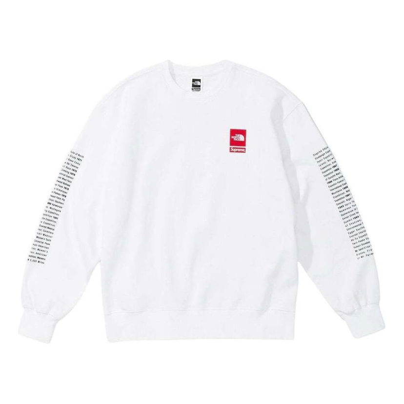 Pulover Supreme Crewneck Sweatshirt Bela | SUP-SS24-049