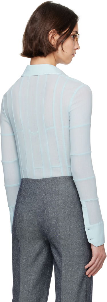 Srajce Tory Burch Tory Burch Button Down Shirt Modra | 173622-435, 2