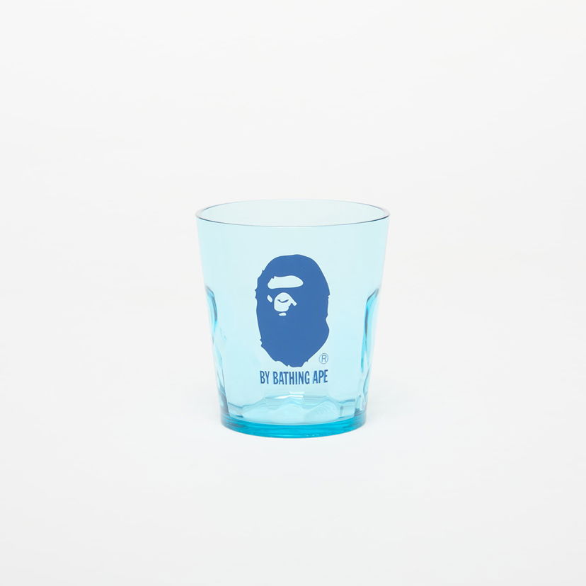 Steklenica za pitje BAPE A BATHING APE x Plakira Ape Head Glass Modra | 001KAL301916MBLU