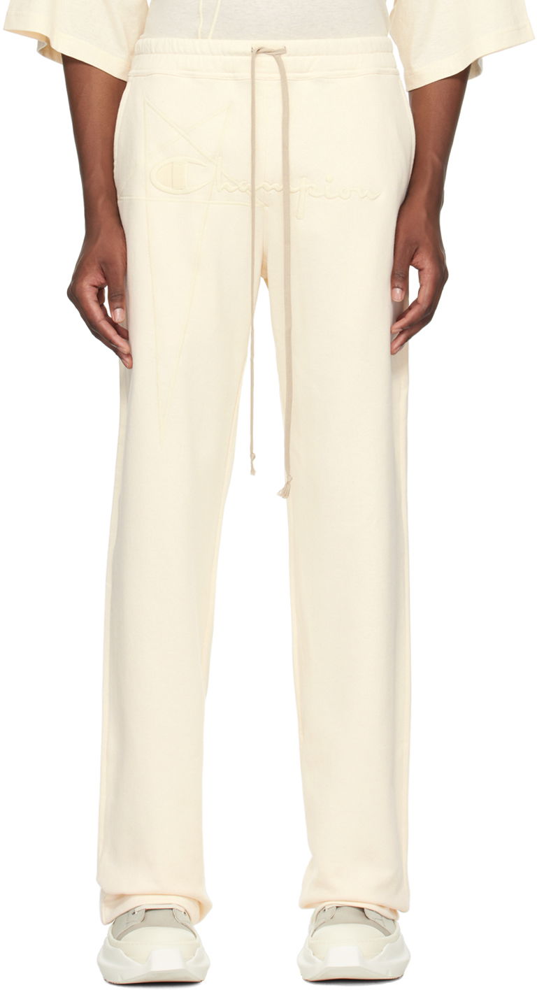Trenirka Rick Owens Edition Dietrich Sweatpants Bež | CM01D9247 CHFE