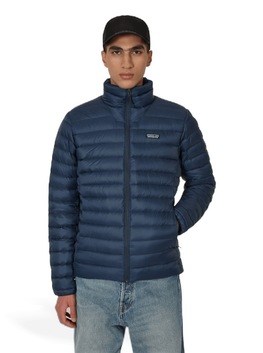 Jakna Patagonia Down Sweater Jacket Mornarica | 84675 NENA