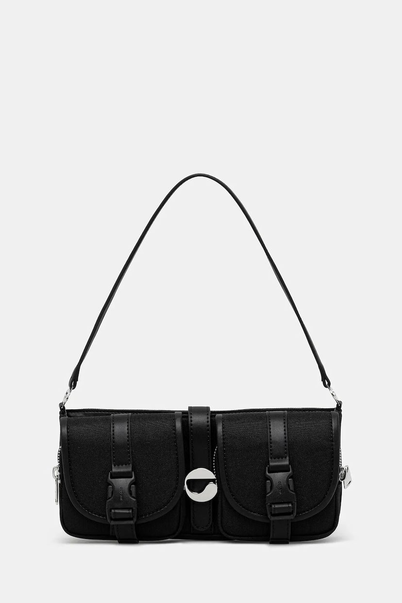 Torbica Coperni Coperni Cargo Baguette Bag Črna | COPBA114F3047