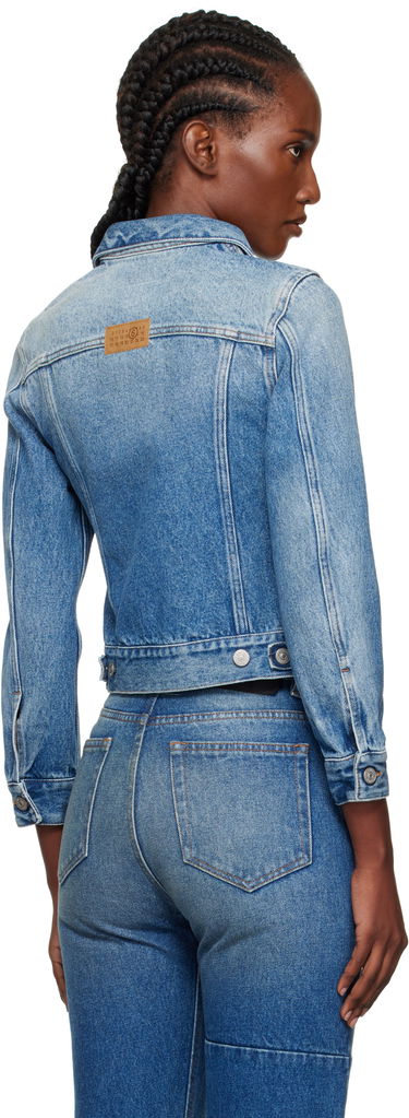 Jakna Maison Margiela MM6 Maison Margiela Reversed Denim Jacket Modra | S52AM0328 M30018, 2