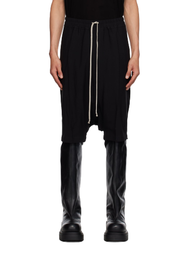 Kratke hlače Rick Owens Pods Shorts Črna | RU02C7384 HY
