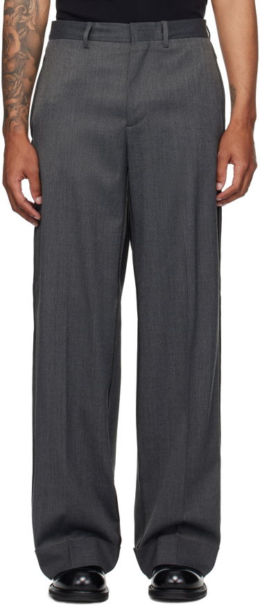 Hlače Maison Margiela MM6 Maison Margiela Rolled Cuff Trousers Siva | SH0KA0047 S47848, 0