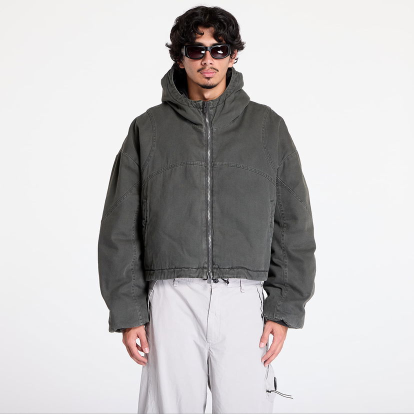 Pulover HELIOT EMIL Dux Worker Jacket Zelena | AW24_W_02_142_DGY05