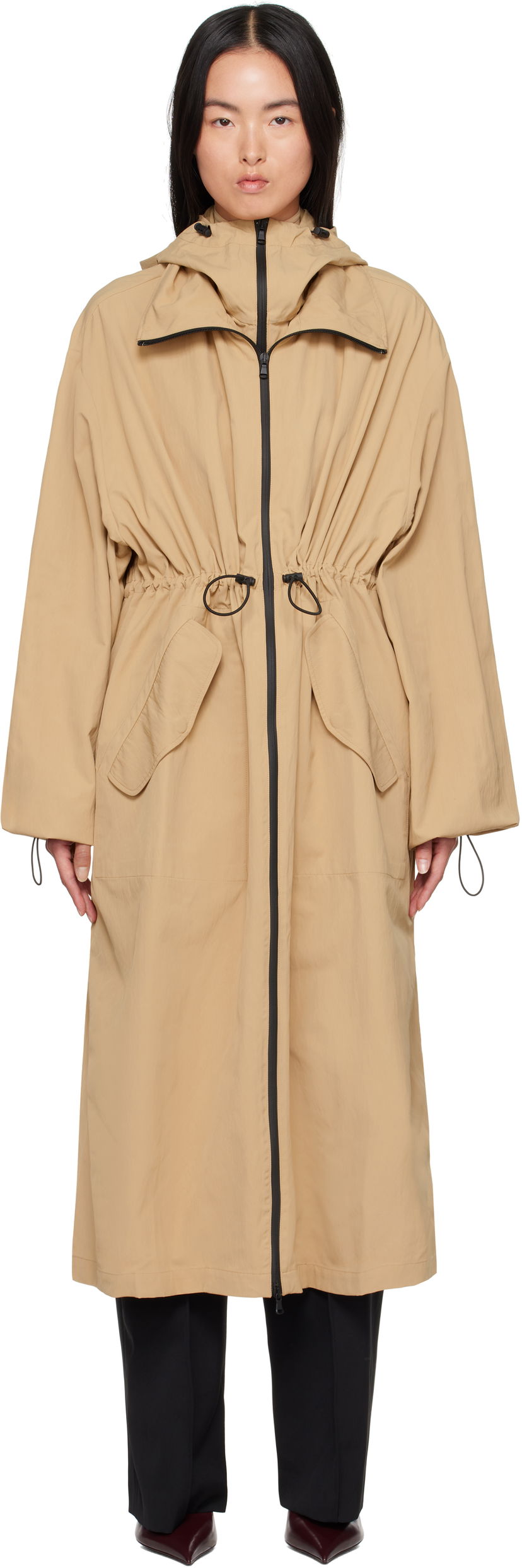Parka WARDROBE.NYC Rosie Huntington-Whiteley Edition RHW Anorak Bež | W4087R18NY