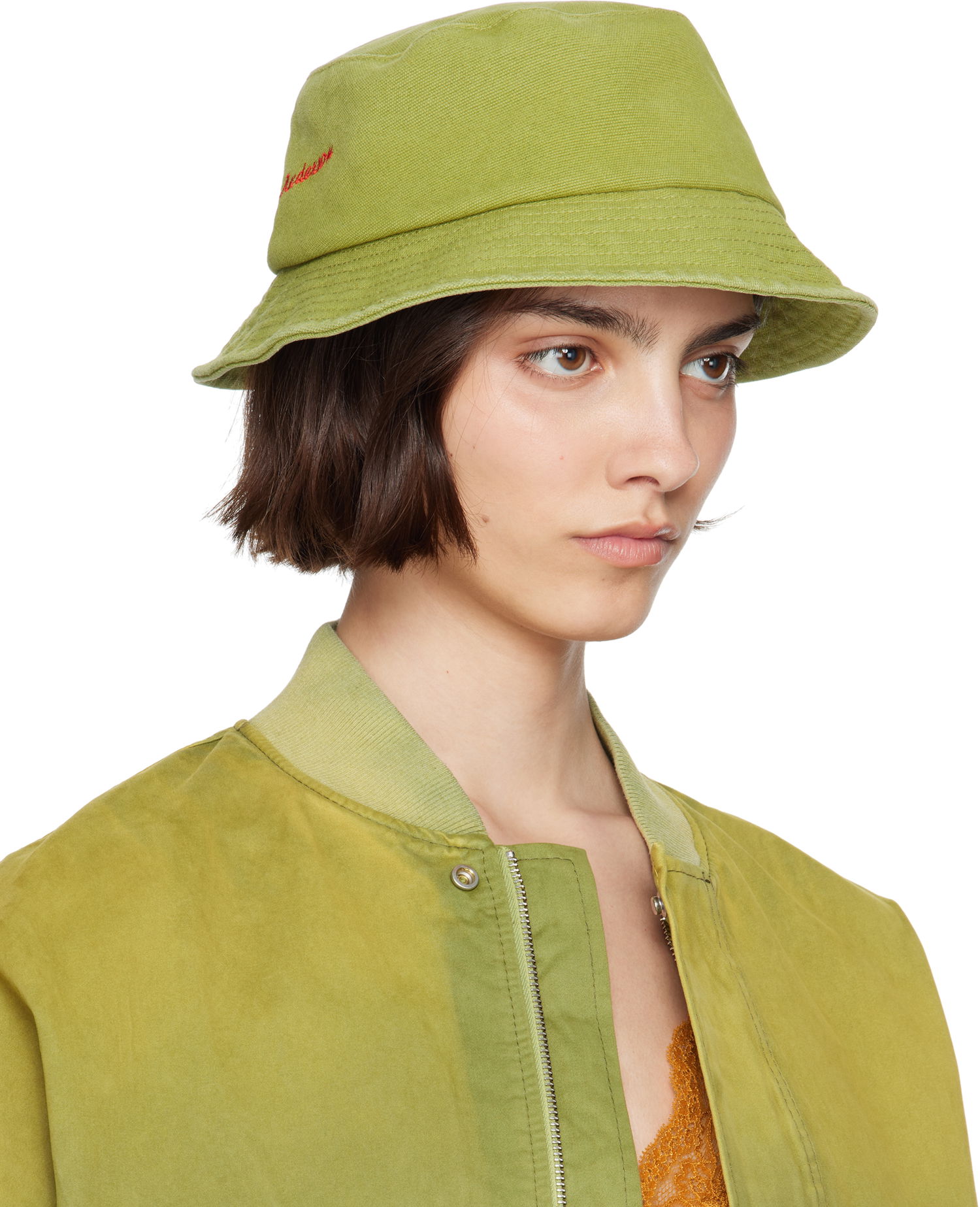 Klobuk JW Anderson JW Anderson Anchor Logo Bucket Hat Zelena | AC0399-FA0453, 1