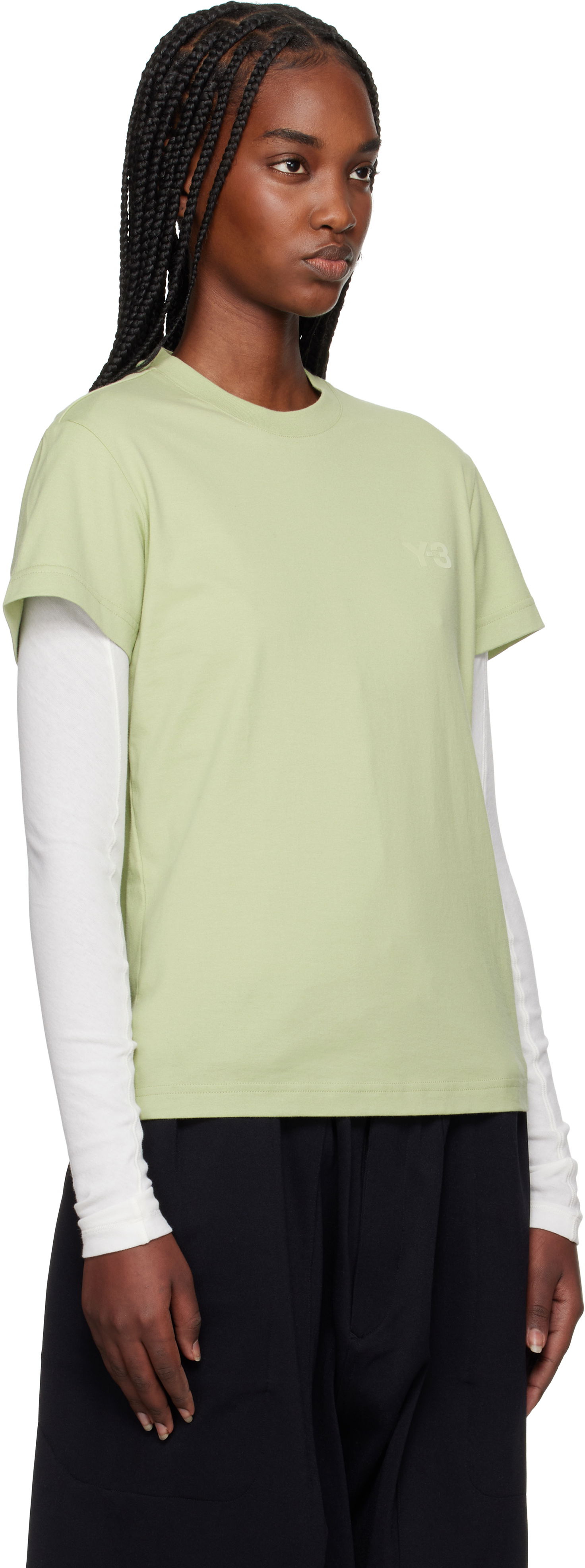Majica Y-3 Y-3 Regular Short Sleeve T-Shirt Zelena | JM7828, 1
