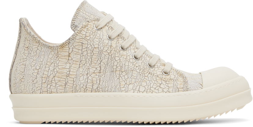 Superge in čevlji Rick Owens Rick Owens DRKSHDW Megacrust Sneaks Bela | DU01E3802 SMMC