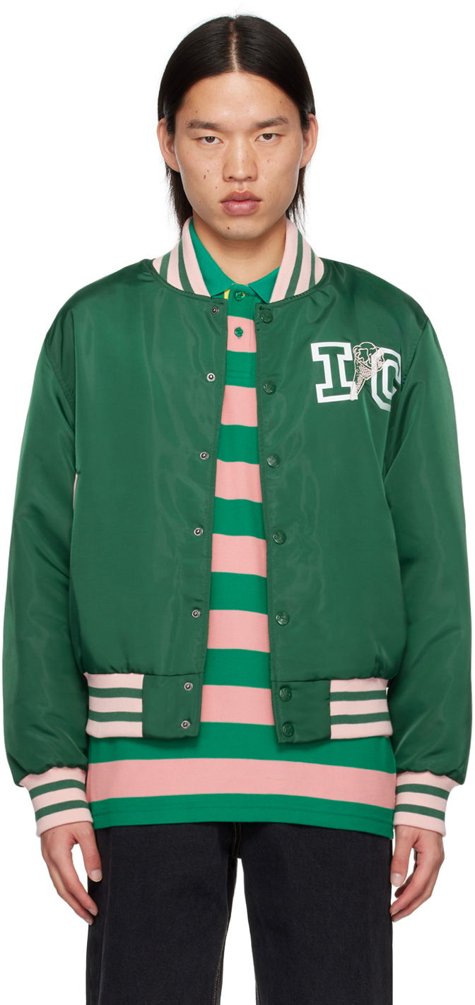 Bomber jakna BBC IceCream ICECREAM 'IC' Classic Bomber Jacket Zelena | IC24201