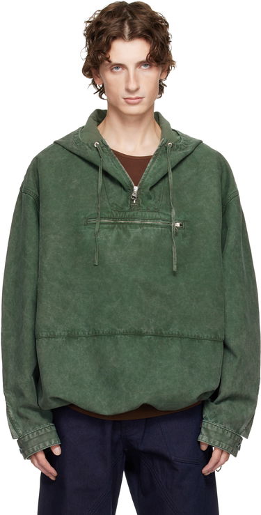 Jakna JW Anderson JW Anderson Garment-Dyed Anorak Jacket Zelena | JK0397-PG1600, 0