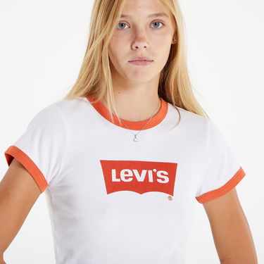 Majica Levi's Graphic Ringer Mini Tee Bela | A3523-0004, 2