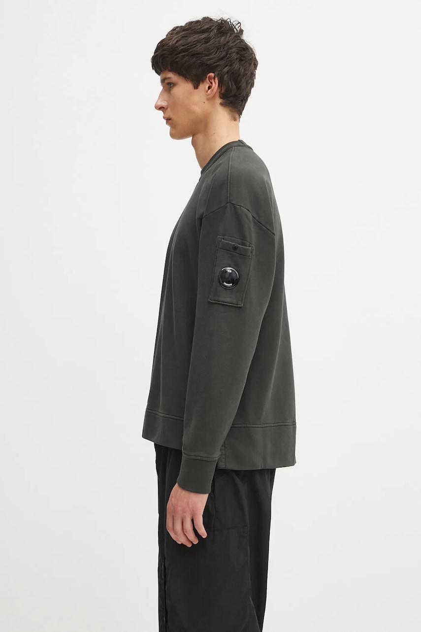 Pulover C.P. Company C.P. Company Crewneck Sweatshirt Zelena | 19CMSS058A006372G, 1