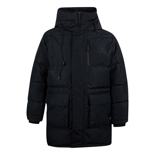 Parka Converse Mid-Length Puffer Jacket Črna | 10019323-A03