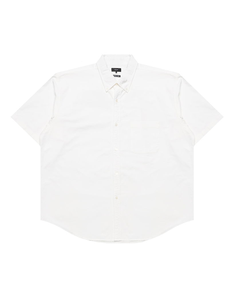 Srajce BEAMS Beams Easy Half Sleeve Shirt Bela | 11010575301-01