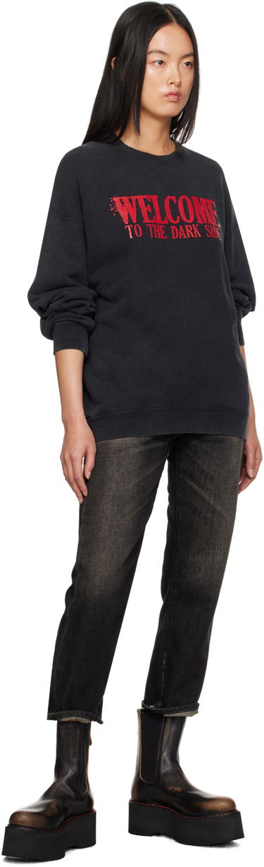 Pulover R13 R13 'Welcome To The Dark Side' Sweatshirt Črna | R13WK004-K103C, 3