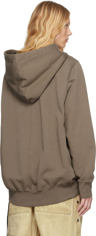 Pulover Rick Owens Rick Owens DRKSHDW Hollywood Oversized Hoodie Rjava | DS01E3241 FP, 2