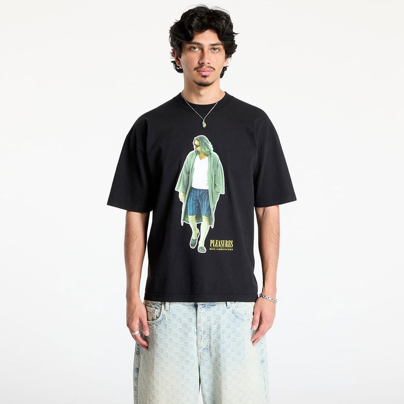 Majica Pleasures PLEASURES Dude Graphic Tee Črna | P25SU058 BLACK