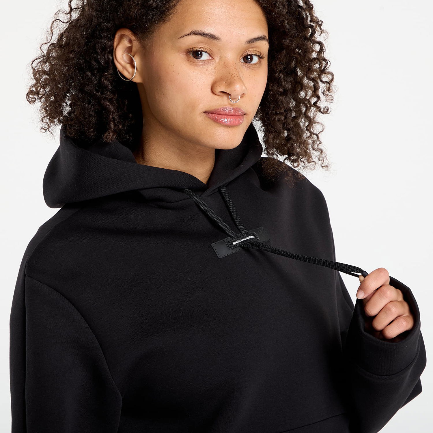 Pulover On Running Focus Tech Hoodie Črna | 1WF30360553 W, 1