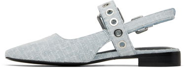 Oblačila rag & bone Rag & Bone Moto Astra Slingback Slippers Modra | WFF25SF1013CO13, 2