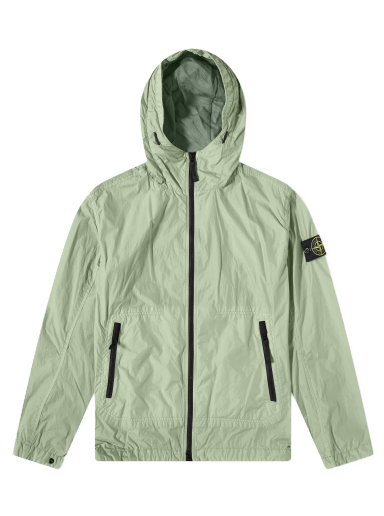 Vetrovka Stone Island Crinkle Reps Hooded Jacket Zelena | 781540522-V0055