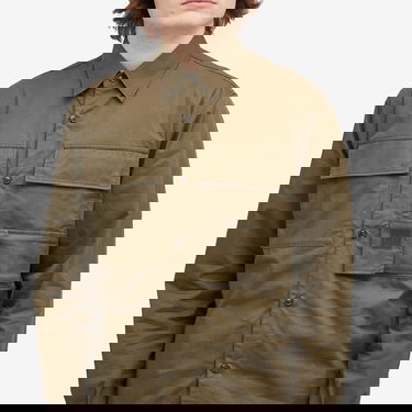 Srajce C.P. Company C.P. Company Metropolis Series Gabardine Long Sleeve Shirt Zelena | 18CLSH025A-006472A-683, 5