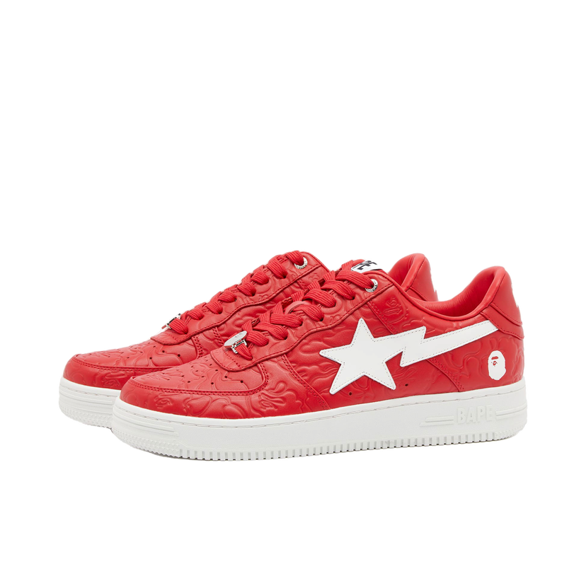 Superge in čevlji BAPE A Bathing Ape Men's Bape Sta #3 Rdeča | 001FWJ801052I-RED