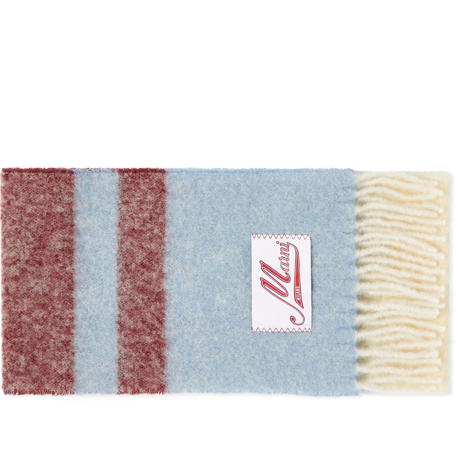 Šala Marni Logo Scarf Opal Modra | SCMC0062Y0-STB37, 0