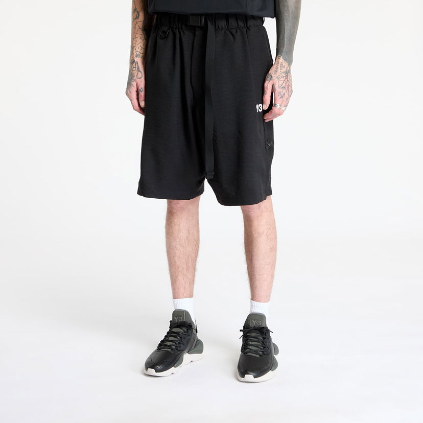 Kratke hlače Y-3 Sport Uniform 3-Stripes Shorts Črna | JN7038