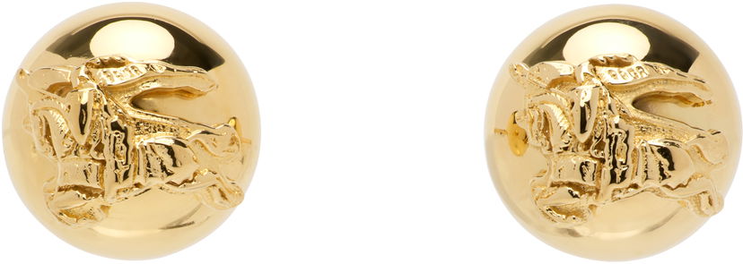 Uhani Burberry Sphere Stud Earrings Kovinski | 8100979