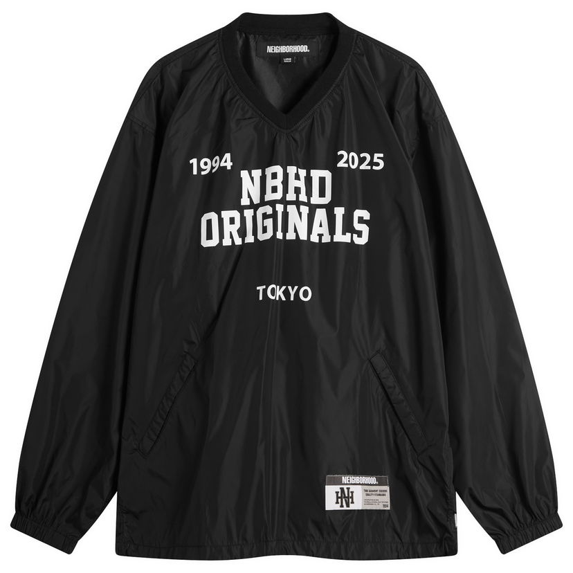 Vetrovka Neighborhood 1994 2025 NBHD Originals Tokyo Pullover Shirt Črna | 252TSNH-SHM04-BLK