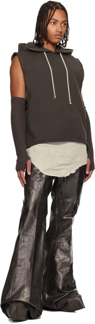 Kavbojke Rick Owens Concordians Bolan Waxed Flared Jeans Rjava | RR02E1335 BZMC, 4