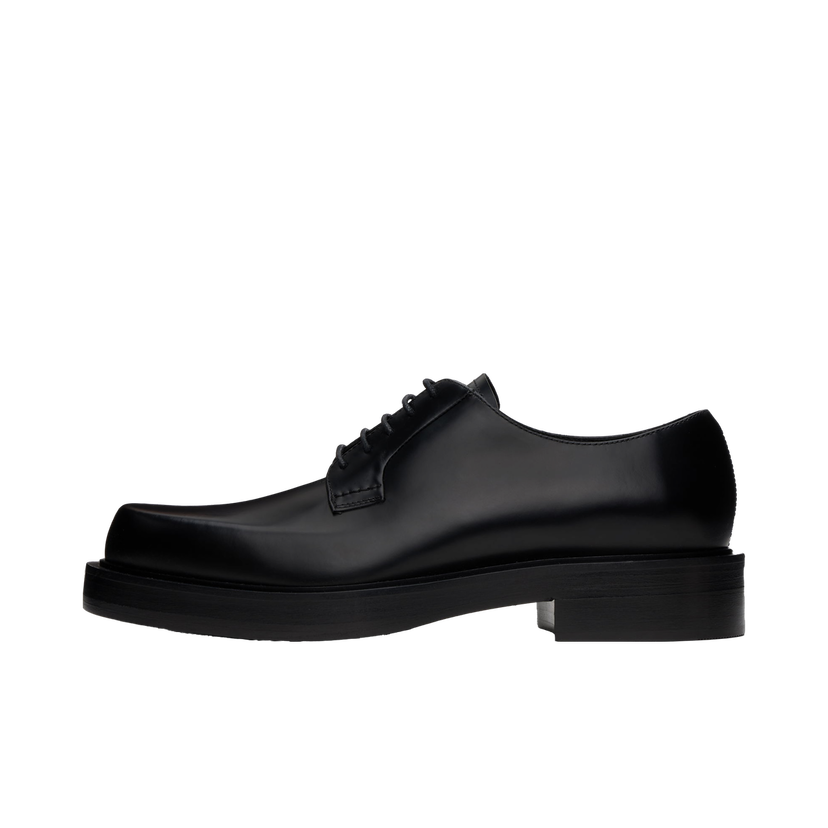 Superge in čevlji LANVIN Banjo Leather Oxfords Črna | FM-SHGY06-CARA-A24