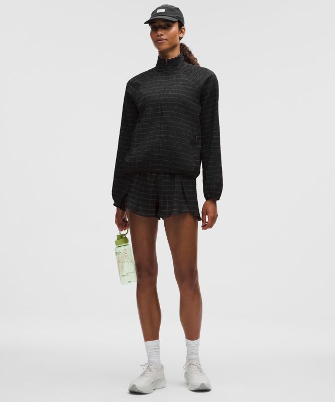 Kratke hlače lululemon Negative Split Textured Reflective Running Shorts Črna | prod20003643, 0