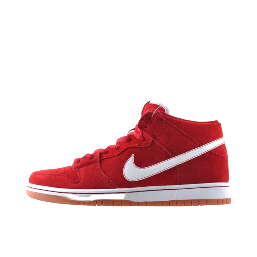 Superge in čevlji Nike SB SB Dunk Mid Brickhouse White Rdeča | 314383-601