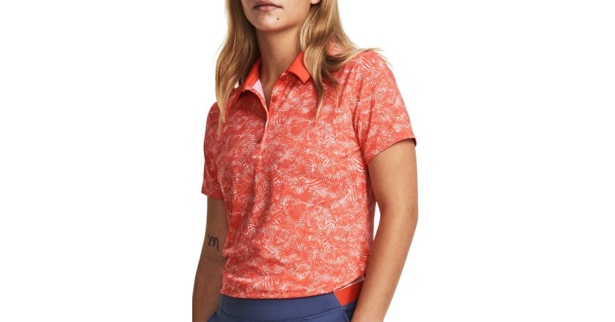 Polo majica Under Armour UA Playoff Printed Roza | 1377337-690, 1