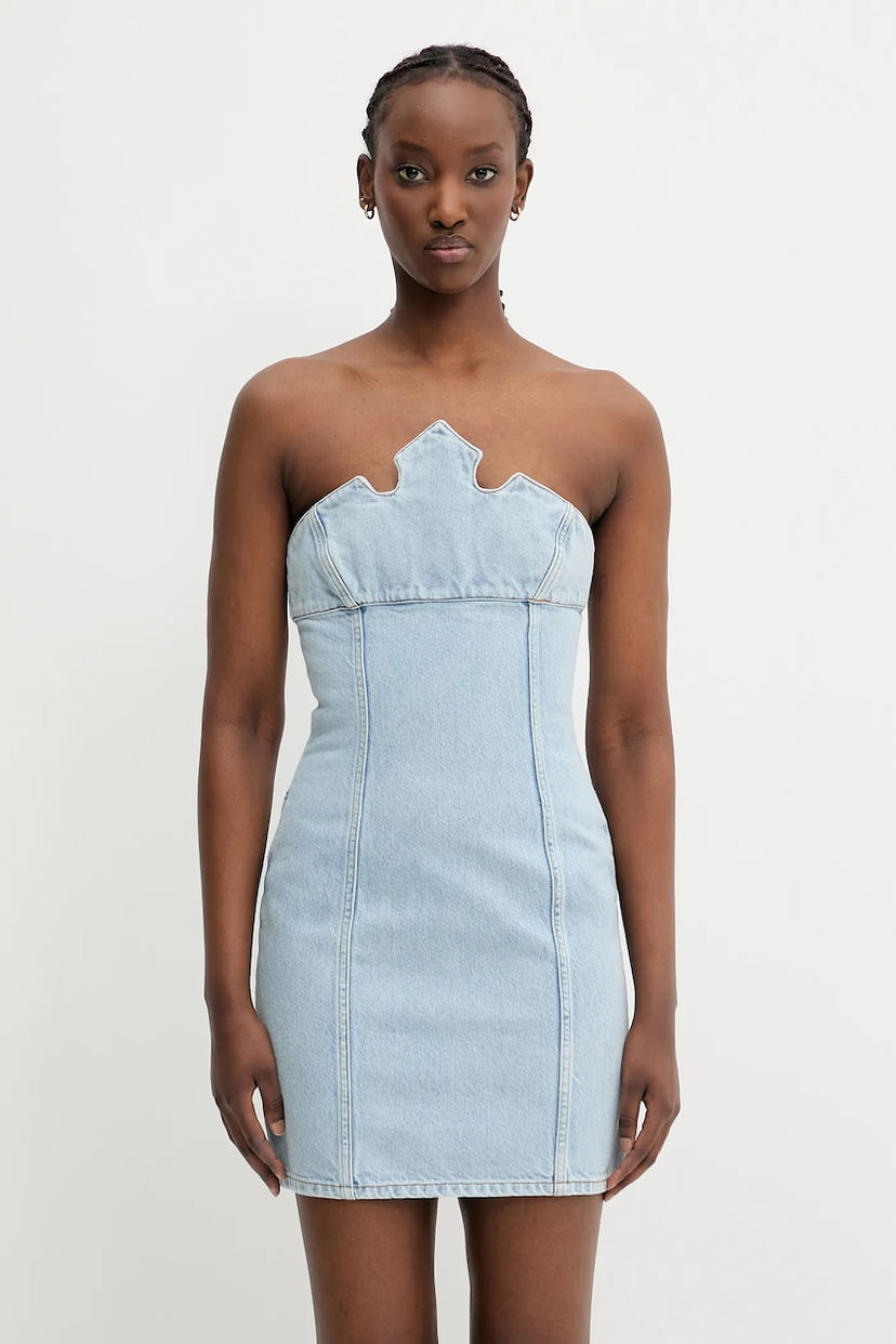 Obleke Coperni Coperni x Disney Crown Mini Fitted Dress Modra | DR190F2024