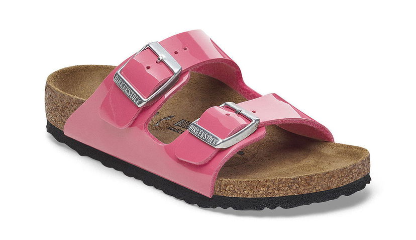 Superge in čevlji Birkenstock Arizona BS Birko-Flor Patent Regular Fit Sandal Roza | 1029451