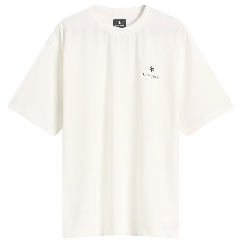 Majica Snow Peak Snow Peak Logo T-Shirt, Size Small Bela | NSD-TS-25AU003-OFW