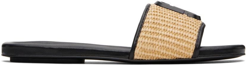 Modni dodatki Marc Jacobs Marc Jacobs 'The J Marc Woven' Sandals Črna | 2P3FSA006F05