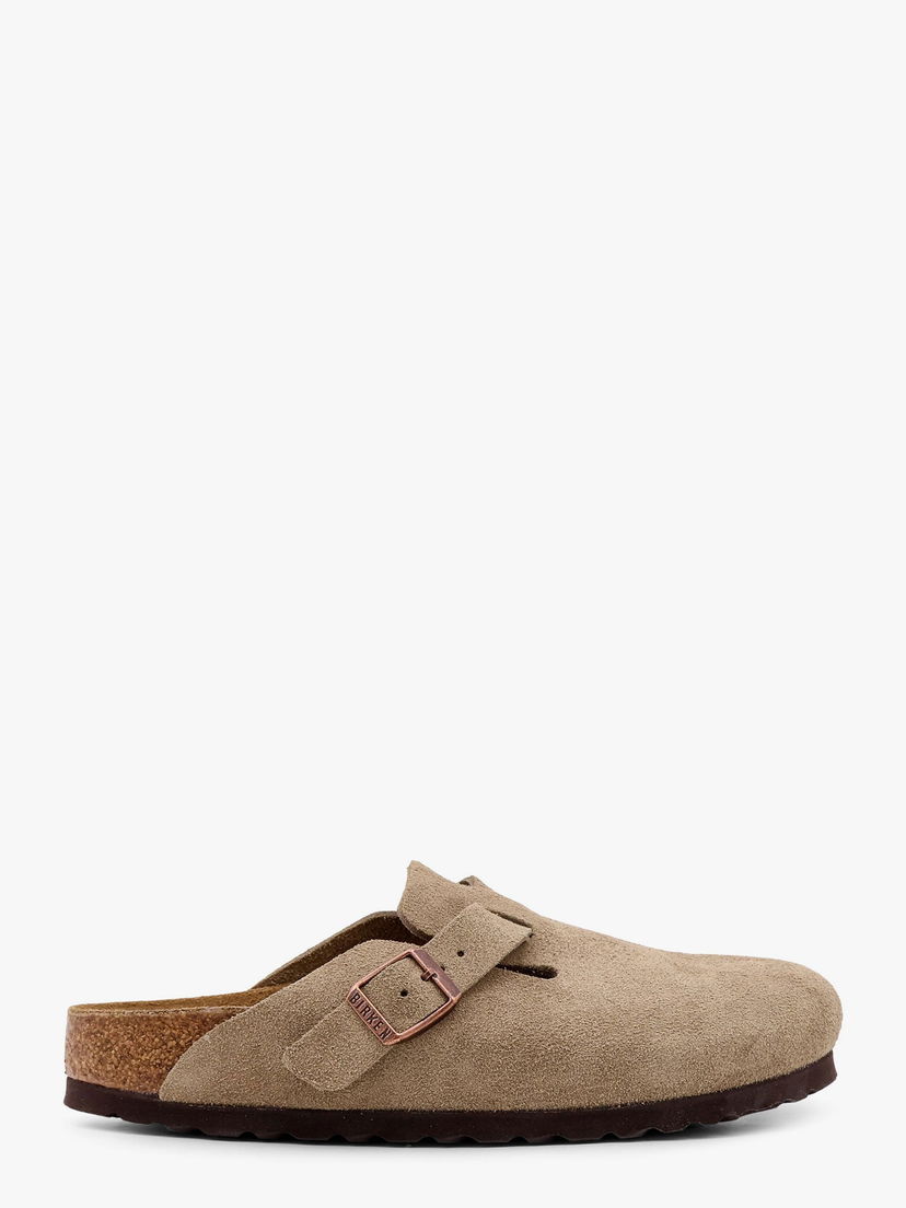 Superge in čevlji Birkenstock Birkenstock Boston Suede Clogs Bež | 060463TAUPE