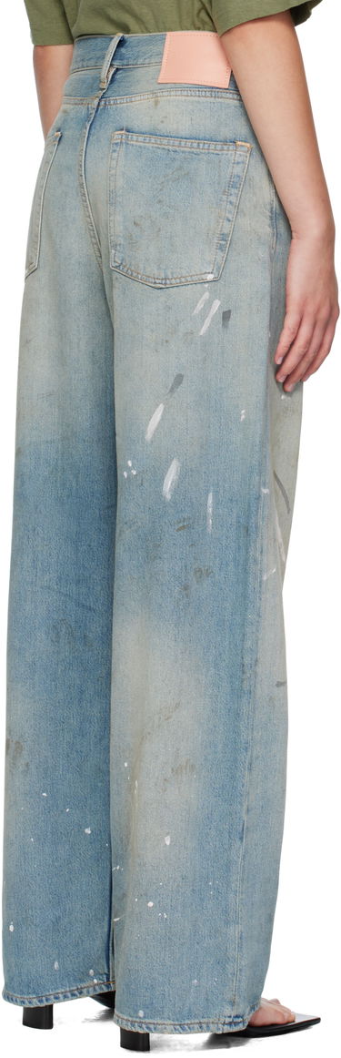 Kavbojke Acne Studios Acne Studios 1981 U Paint Splatter Jeans Modra | C00096-, 2