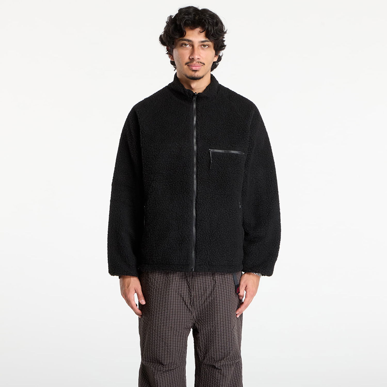 Jakna GRAMICCI Gramicci Reversible Sherpa Jacket Črna | G5FU-J014 CHARCOAL / BLACK, 1