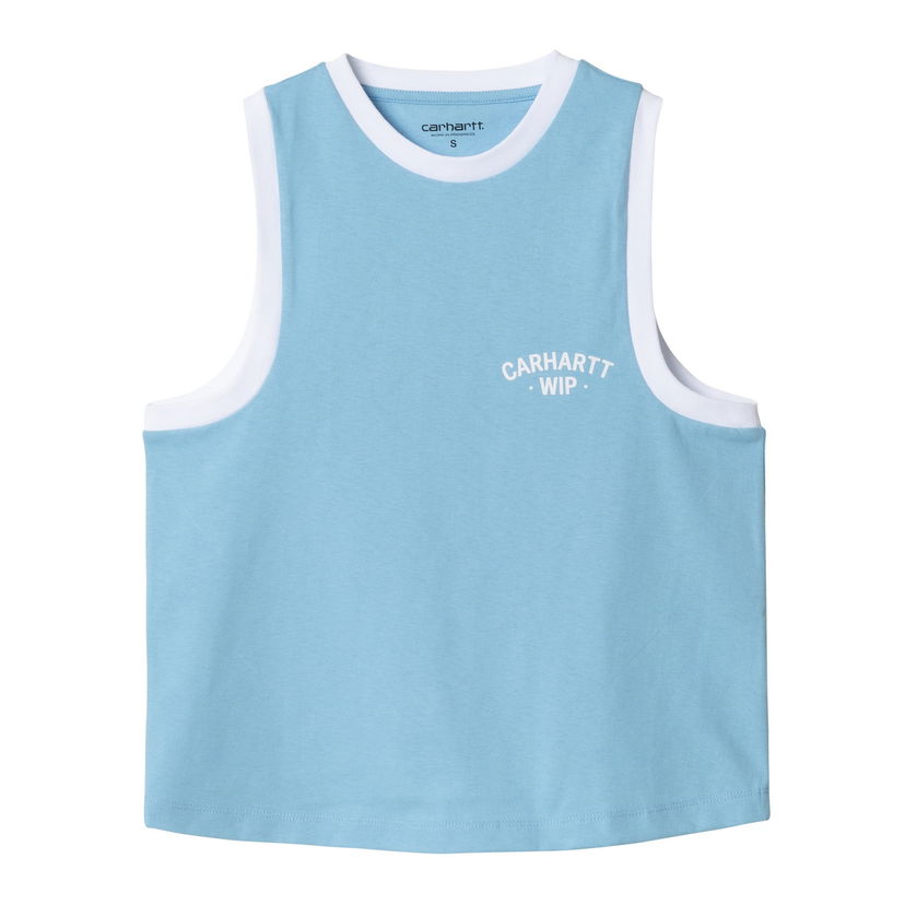 Majica brez rokavov Carhartt WIP Carhartt WIP Women's Ringer Tank Top Modra | I034678_9