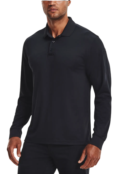 Polo majica Under Armour Under Armour Tac Performance 2.0 Long Sleeve Polo Shirt Črna | 1365383-465, 0