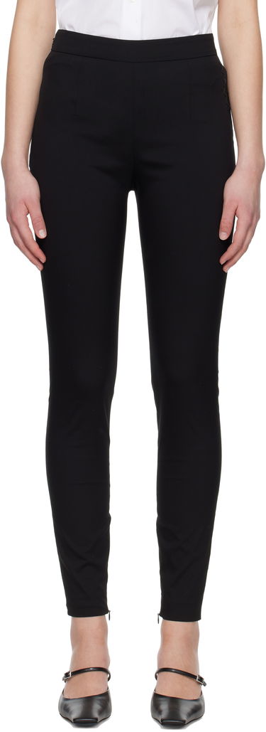 Pajkice Marni Marni Stretch Poplin Symbol Trouser Leggings Črna | PAMA0571S0 UTC477, 0